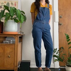 ASOS DESIGN Denim Overalls in Stonewash Blue